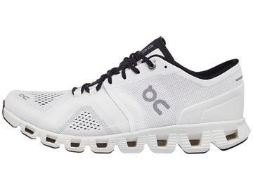 black and white tennis shoes