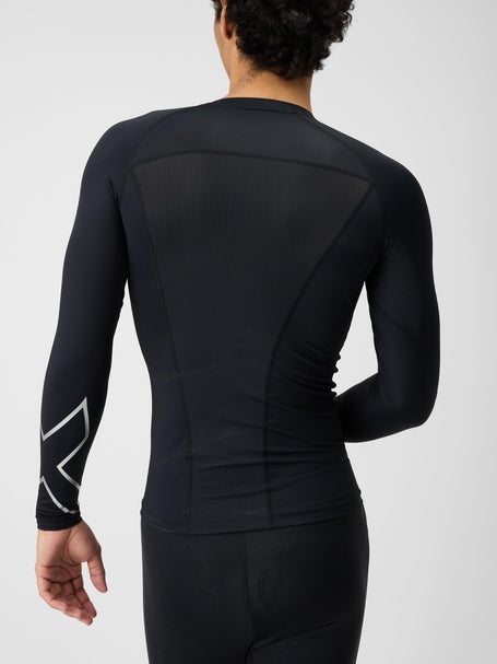 Ma6398A Core Compression Long Sleeve Blk/Sil Xl