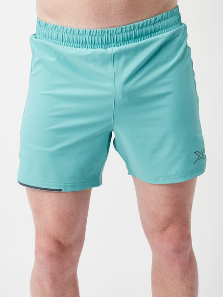 2XU Mens Aero 5 Shorts Porcelain/Black