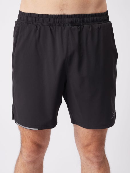 2XU Mens Aero 7 Shorts Black/Silver Reflective