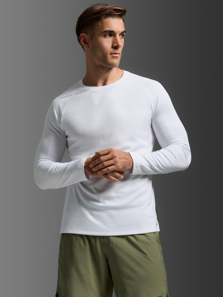 2XU Mens Aero Long Sleeve White