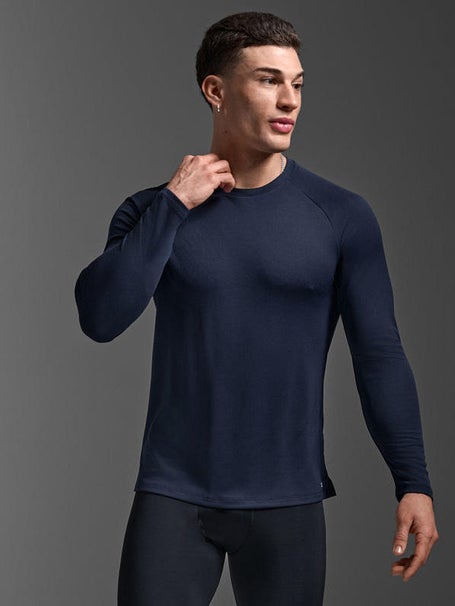 2XU Mens Aero Long Sleeve Midnight