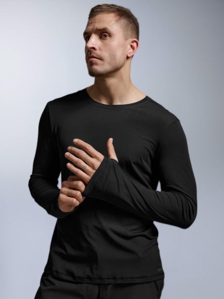 2XU Mens Aero Trail Long Sleeve Black