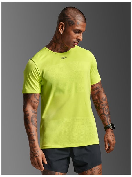 2XU Mens Light Speed Tech Tee Volt