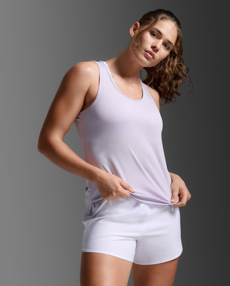 2XU Womens Aero Mesh Singlet Virtual Violet