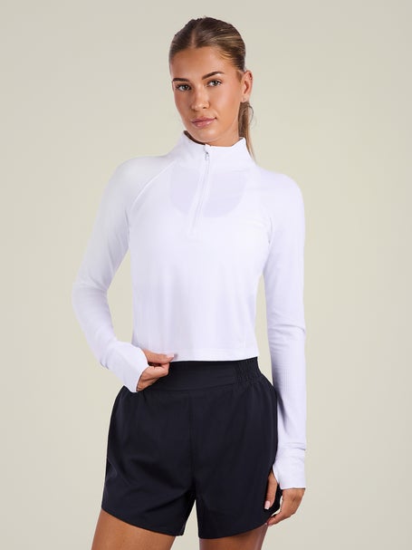 2XU Womens Aero Waffle 1/2 Zip White