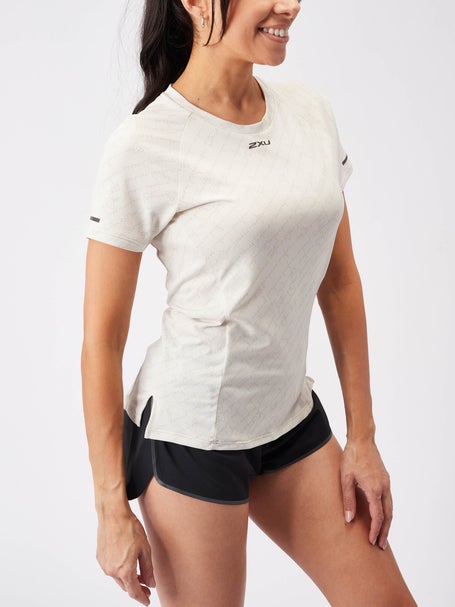 2XU Womens Light Speed Tee TTY Script/Black Reflective