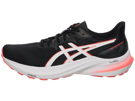 ASICS GT 2000 12\Mens Shoes\Black/Sunrise Red