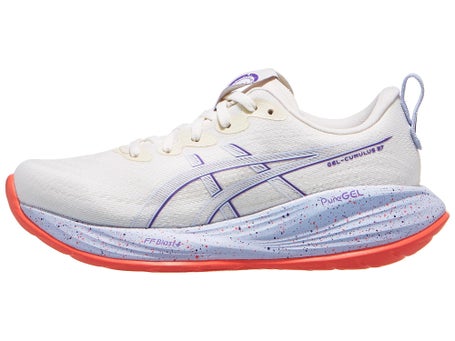 ASICS Gel Cumulus 27\Womens Shoes\Cream/Edo Purple