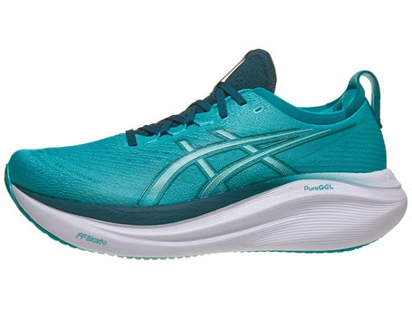 ASICS Gel Nimbus 27\Mens Shoes\Wave Teal/Saxon Green