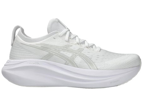 ASICS Gel Nimbus 27\Mens Shoes\White/Glacier Grey