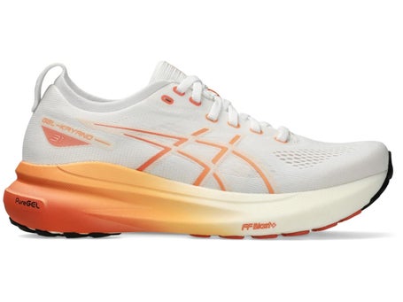 ASICS Gel Kayano 31\Womens Shoes\White/Faded Orange