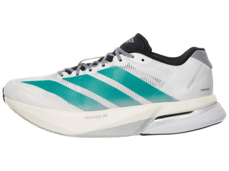 adidas adizero Boston 13\Womens Shoes\White/Teal/Grey