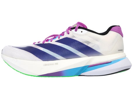 adidas adizero Boston 13\Womens Shoes\White/Purple/Lim