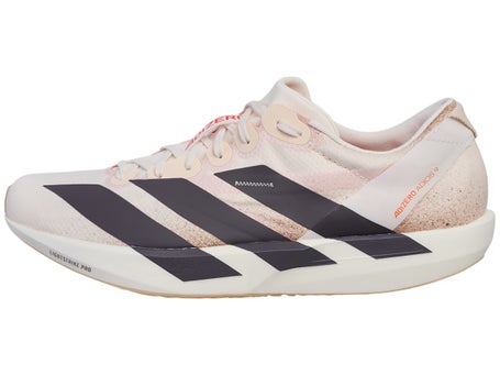 adidas adizero Adios 9\Mens Shoes\White/Grey/Orange