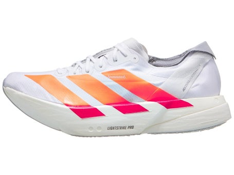 adidas adizero Adios Pro 4\Mens Shoes\White/Orange/Red