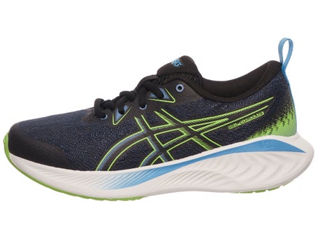 ASICS Gel Cumulus 25\Kids Shoes\Black/Electric Lime