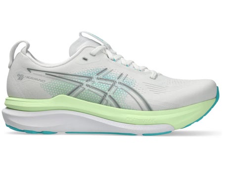ASICS Gel Kayano 33\Mens Shoes\White/Energy Aqua
