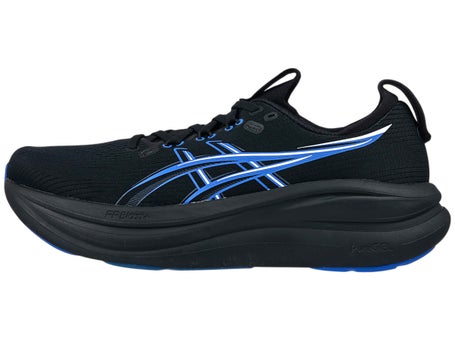 ASICS Gel Nimbus 28\Mens Shoes\Black/Neon Blue