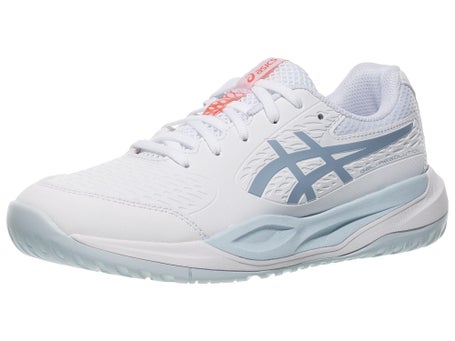 Asics Gel Resolution X GS Wh/Grey Blue Junior Shoes 