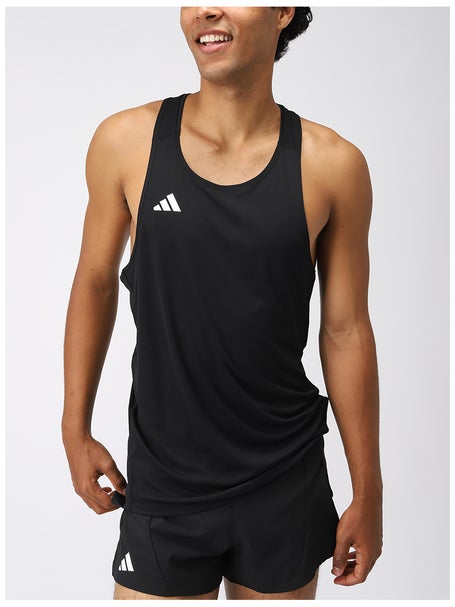 adidas Mens Adizero Essentials Singlet Black