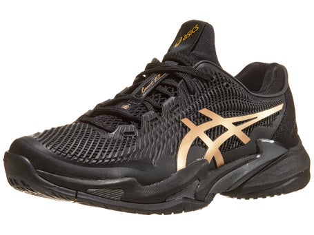 Asics Court FF 3 Novak Black/Gold Mens Shoes 
