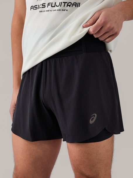 ASICS Mens Fujitrail Elite Short Performance Black