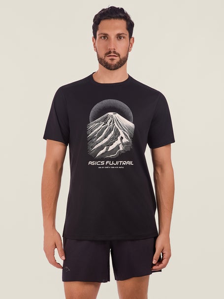 ASICS Mens Fujitrail Logo Short Sleeve 