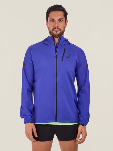 ASICS Mens Fujitrail Waterproof Jacket Coblat Burst
