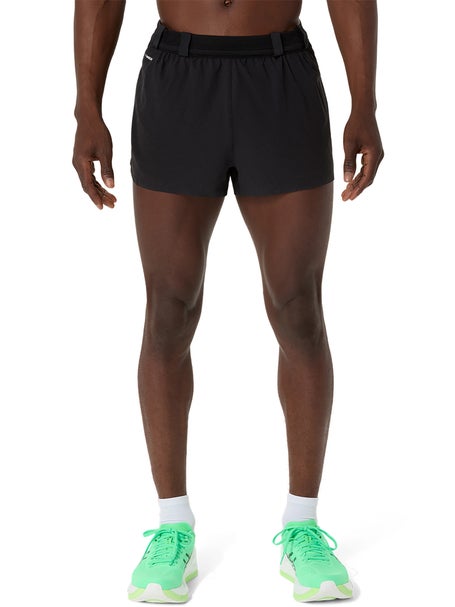 ASICS Mens Metarun Split Short Performance Black