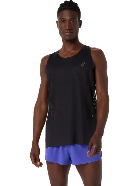 ASICS Mens Metarun Singlet Performance Black