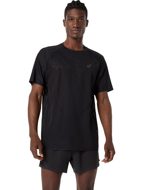 ASICS Mens Metarun Short Sleeve Top Performance Black