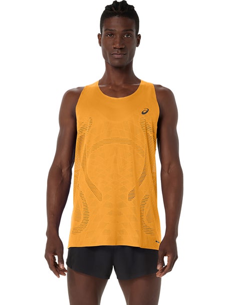ASICS Mens Metarun Singlet Yamabuki