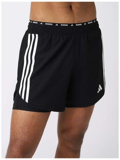 adidas Mens Own The Run Excite 2 in 1 5 Short Black
