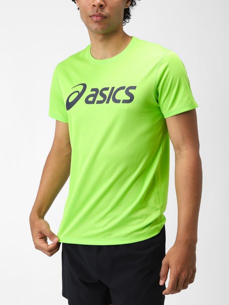 ASICS Mens Silver ASICS Short Sleeve Top