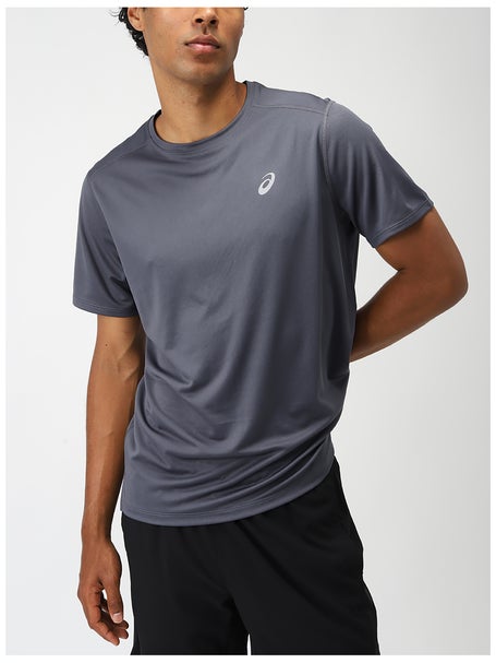 ASICS Mens Silver Short Sleeve Top Carrier Grey