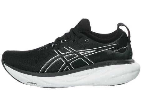 ASICS Gel Nimbus 25 Men's Shoes Black/Pure Silver | Running Warehouse