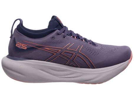 ASICS GEL NIMBUS 25 SCARPA RUNNING DONNA - PAPAYA/DUSTY PURPLE