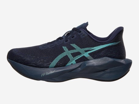 ASICS Novablast 6\Mens Shoes\Midnight/Energy Aqua