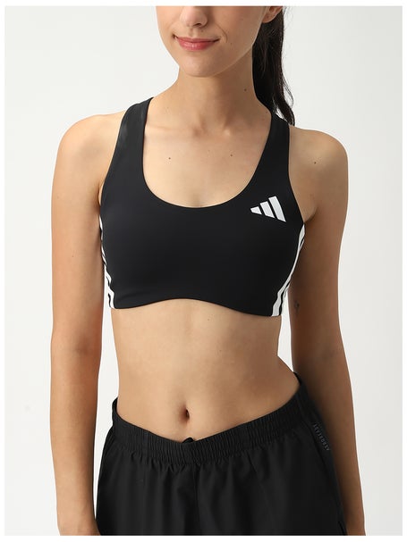 adidas Womens adizero Medium Support Bra Black
