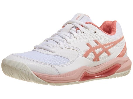 Asics Gel Dedicate 8 White/Rose Rouge Womens Shoes 