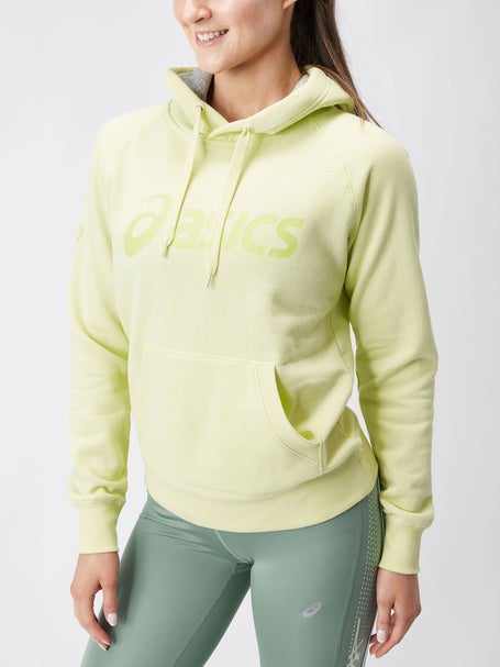 ASICS Womens Fleece Hoodie Whisper Green
