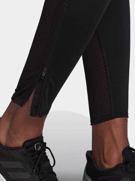 adidas Tights OWN THE RUN with mesh inserts in black