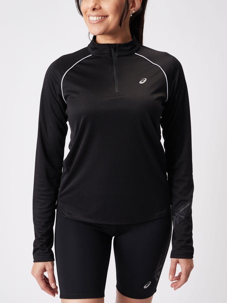 ASICS Womens Icon 1/2 Zip Long Sleeve Top