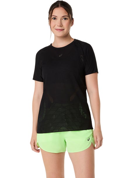 ASICS Womens Metarun Short Sleeve Performance Black