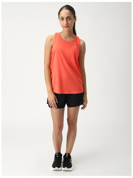 Asics Women's Silver Split Short Performance Black Running Warehouse