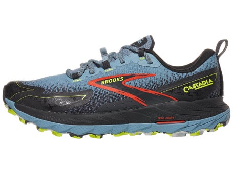 Brooks Cascadia 18\Mens Shoes\Citadel/Ebony/Lime