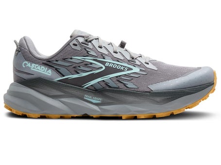 Brooks Cascadia 19\Mens Shoes\Alloy/Ebony/Orange