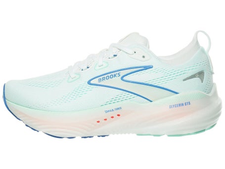 Brooks Glycerin GTS 22\Womens Shoes\White/Limpet/Blue