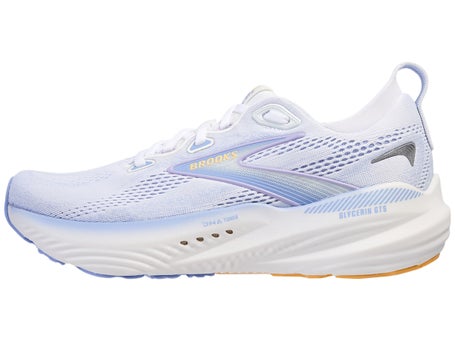 Brooks Glycerin GTS 22\Womens Shoes\White/Blue/Heron